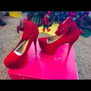 Red high heels